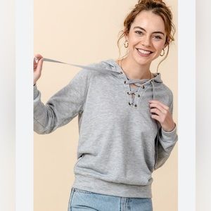 Laced Sweatshirt